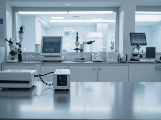 电导率测试仪,精密测量设备,数字显示屏,实验室工作台